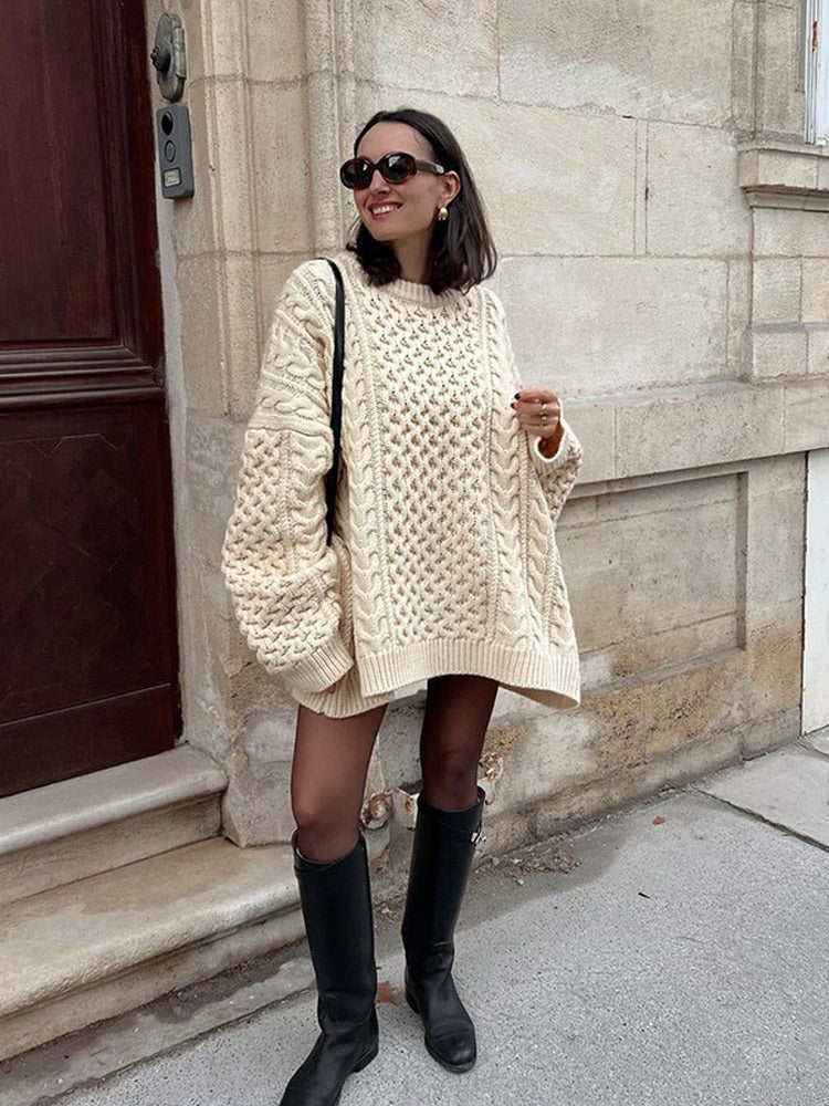 Vintage Inspired Sweater with a Contemporary Edge