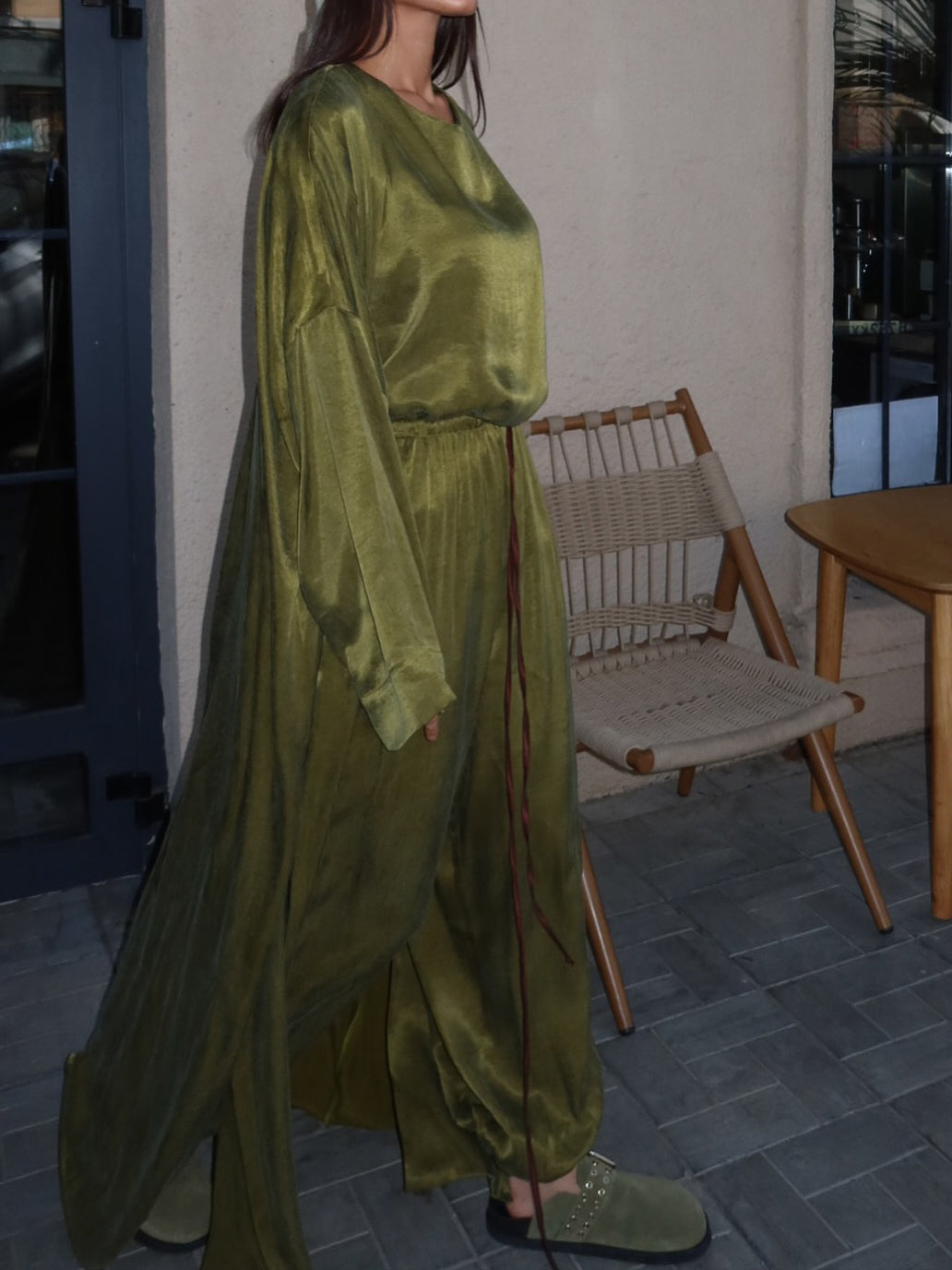 Olive green