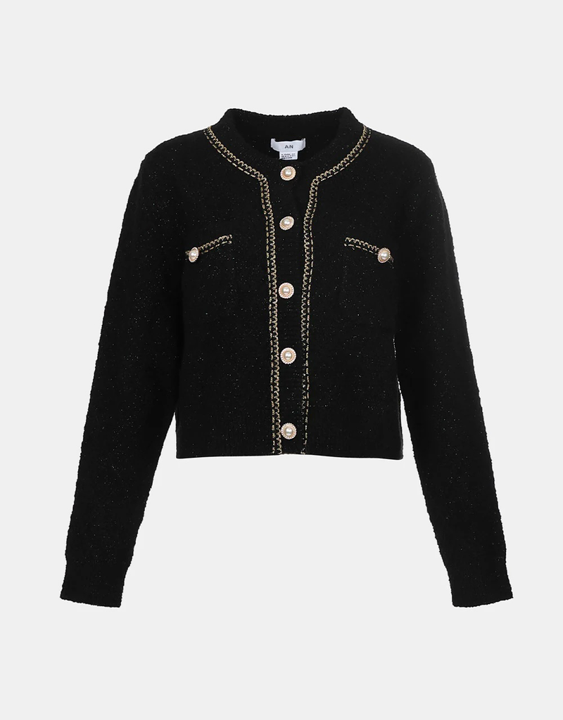 A Vintage Style Cardigan with Delicate Timeless Details