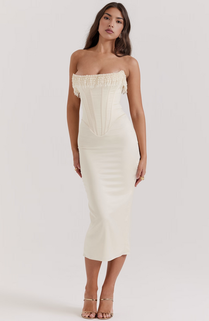 A Vintage Style Dress with Delicate Timeless Details
