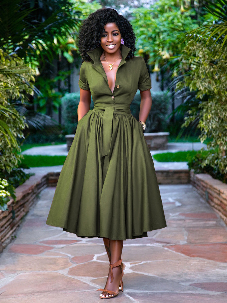 A Vintage Style Dress with Delicate Timeless Details