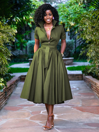 A Vintage Style Dress with Delicate Timeless Details