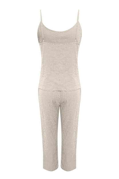 A Vintage Style Pants with Delicate Timeless Details
