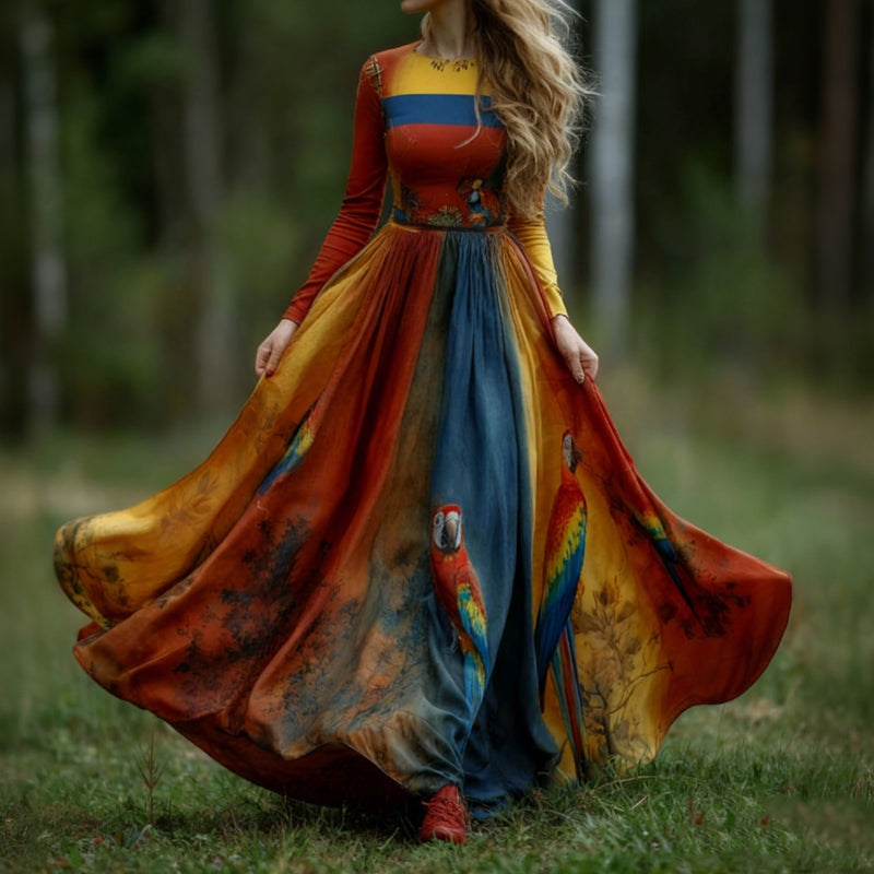 Classic Vintage Dress with a Flattering Fit