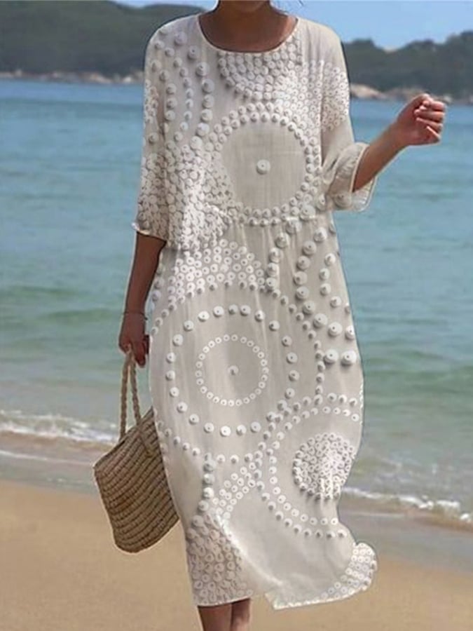 Classic Vintage Dress with a Flattering Fit