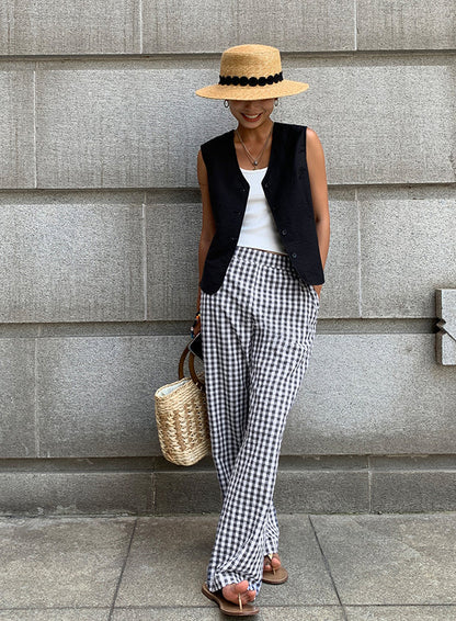 A Vintage Style Pants with Delicate Timeless Details