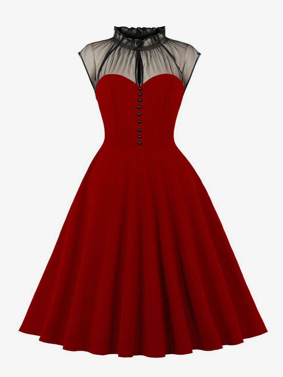 Classic Vintage Dress with a Flattering Fit