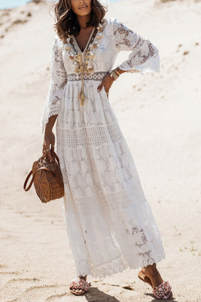 A Vintage Style Dress with Delicate Timeless Details