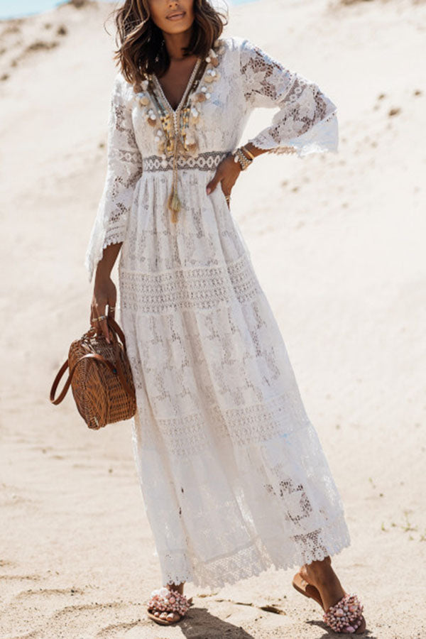 A Vintage Style Dress with Delicate Timeless Details