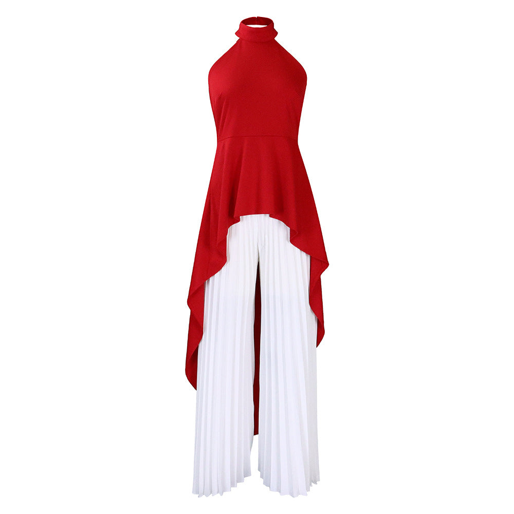 Red Clothes White Pants