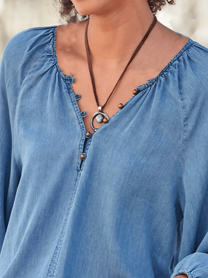A Vintage Style Shirt with Delicate Timeless Details