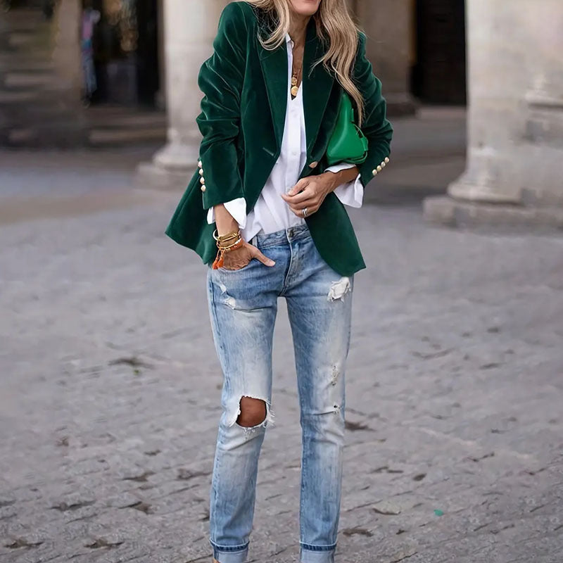 A Vintage Style Jacket with Delicate Timeless Details
