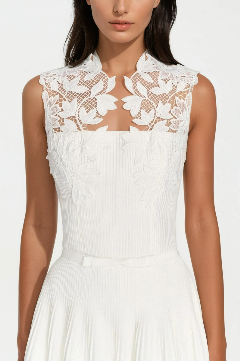 A Vintage Style Dress with Delicate Timeless Details
