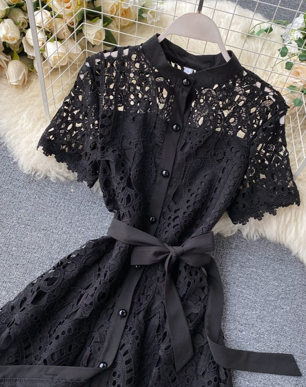 A Vintage Style Dress with Delicate Timeless Details