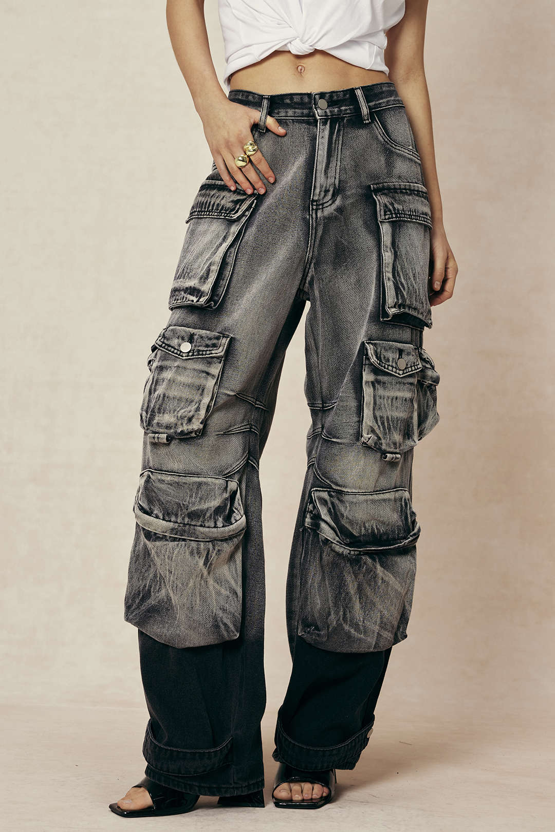 A Vintage Style Pants with Delicate Timeless Details