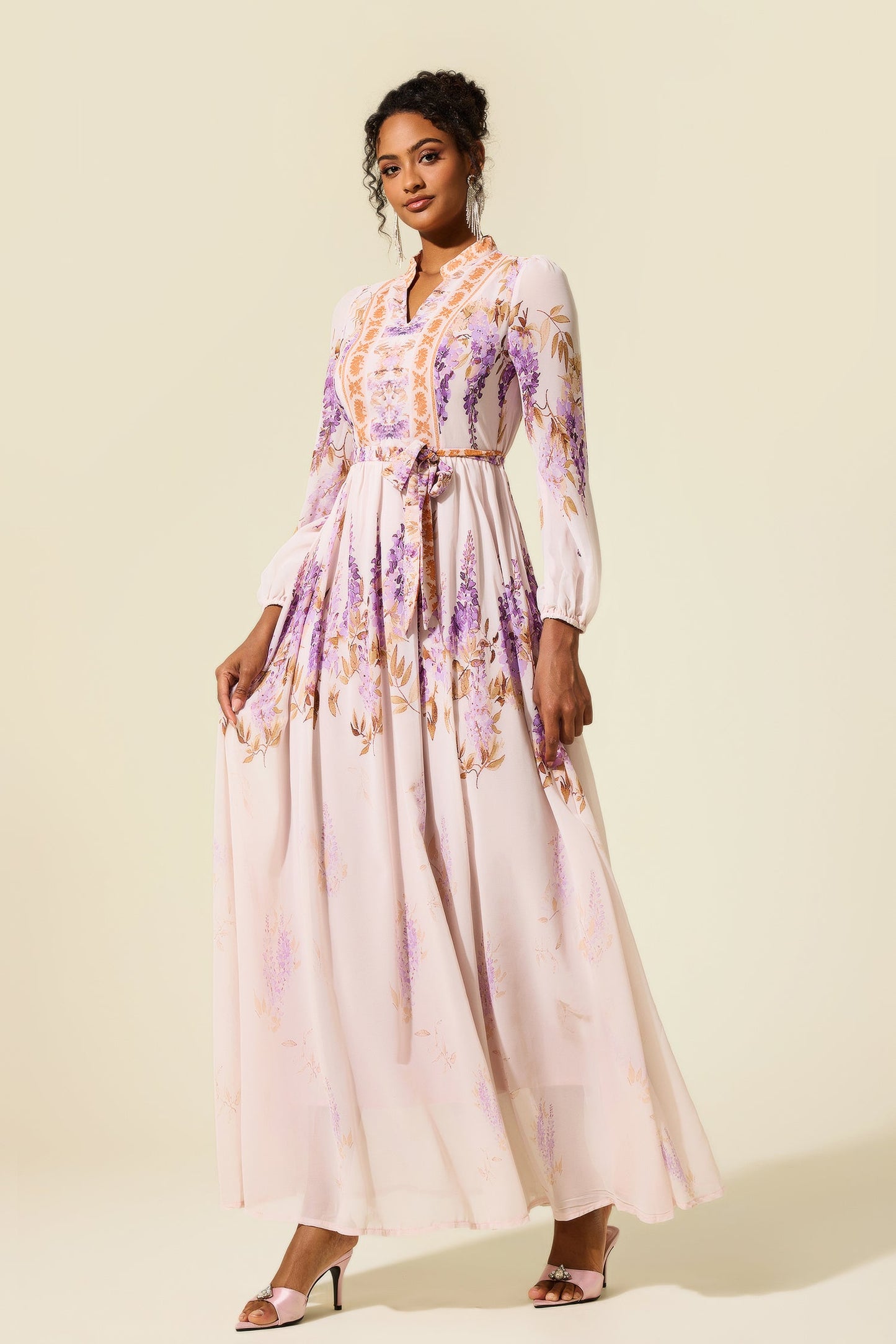 A Vintage Style Dress with Delicate Timeless Details