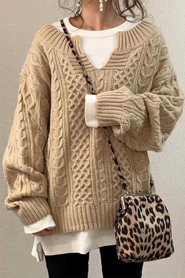 A Vintage Style Sweater with Delicate Timeless Details