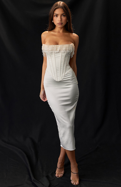 A Vintage Style Dress with Delicate Timeless Details