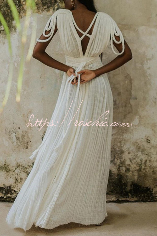 A Vintage Style Dress with Delicate Timeless Details