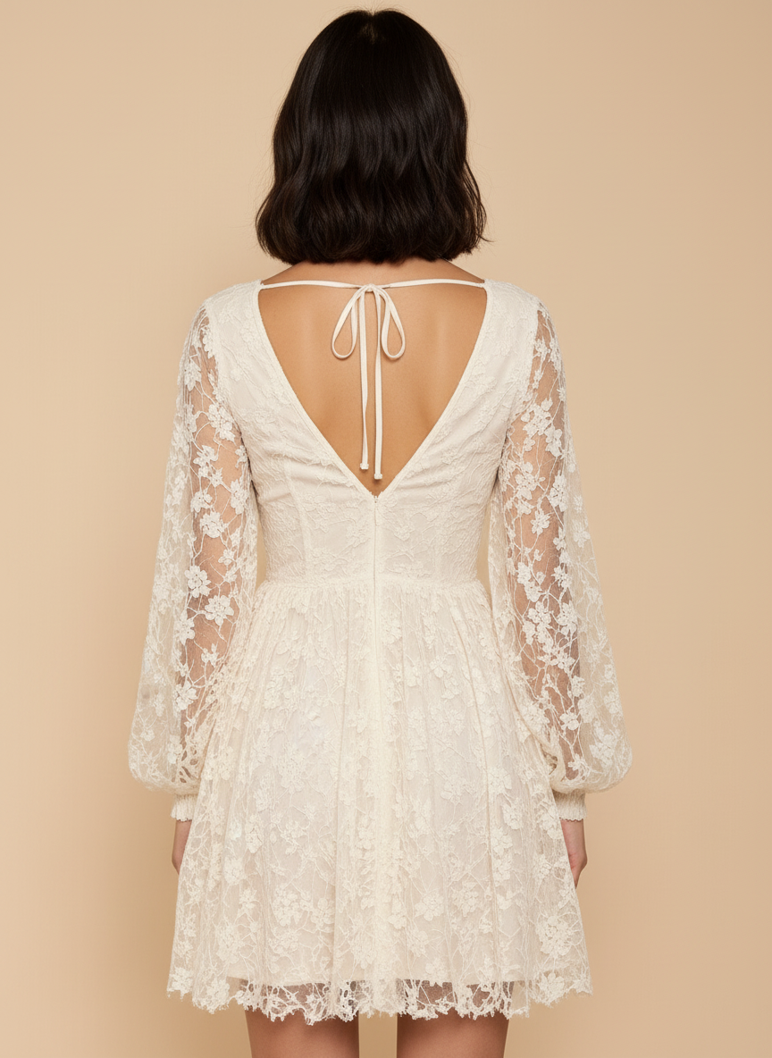 A Vintage Style Dress with Delicate Timeless Details