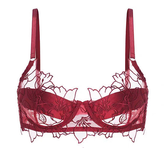 Wine Red Bra