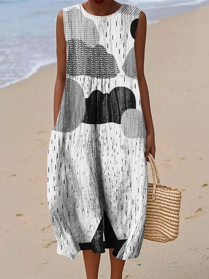 Classic Vintage Dress with a Flattering Fit