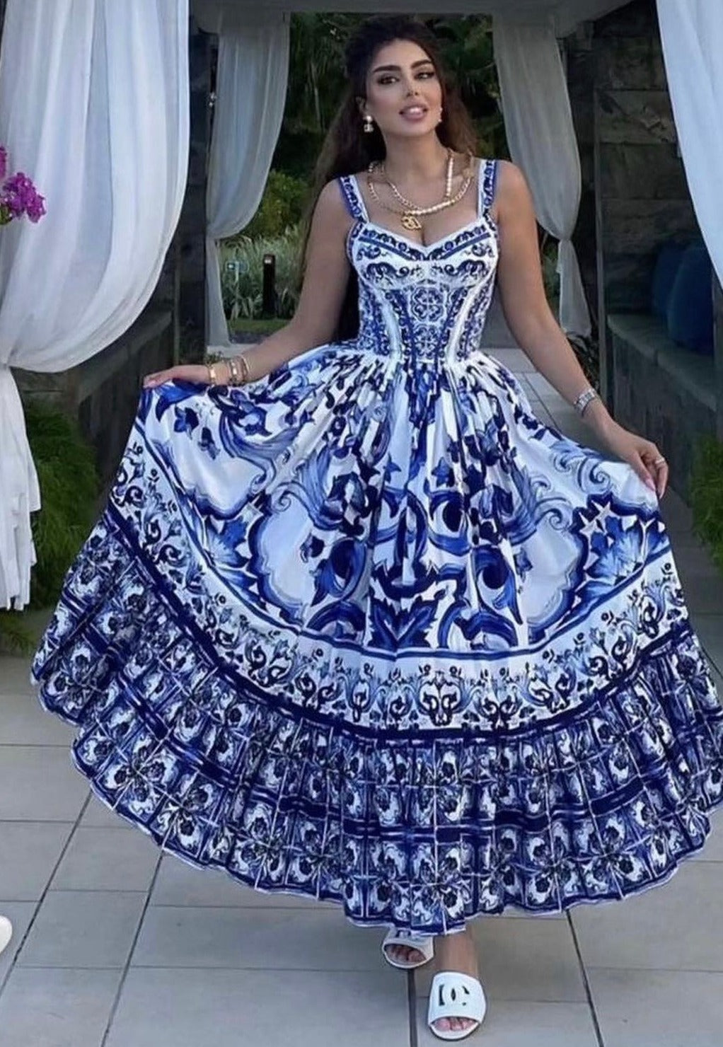 A Vintage Style Dress with Delicate Timeless Details