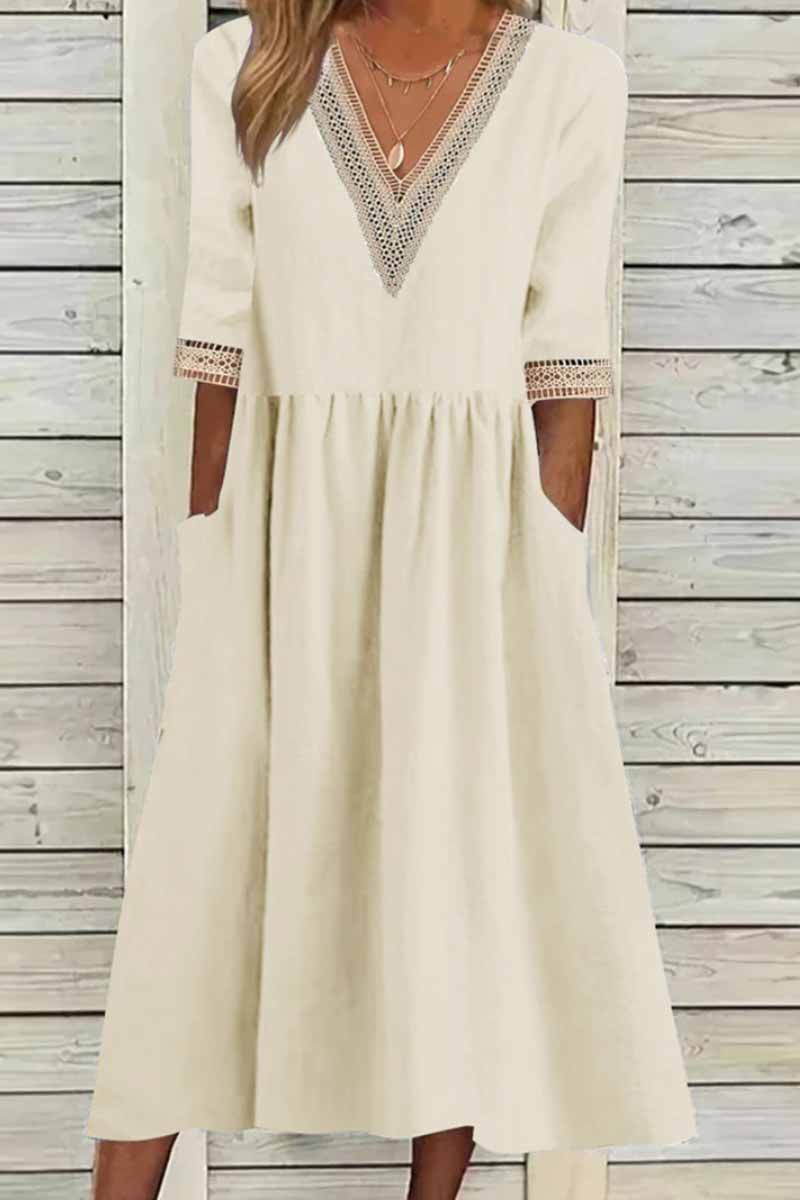 A Vintage Style Dress with Delicate Timeless Details