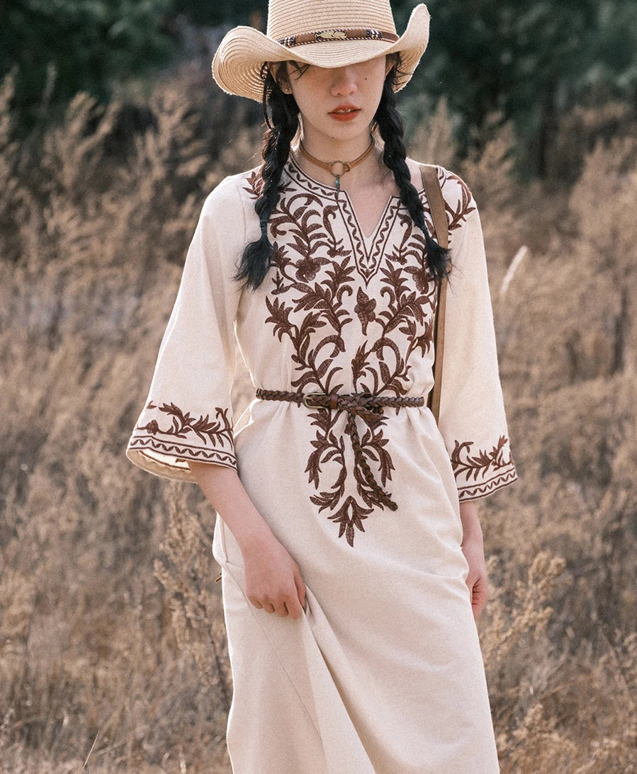 A Vintage Style Dress with Delicate Timeless Details