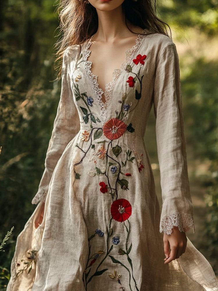 A Vintage Style Dress with Delicate Timeless Details