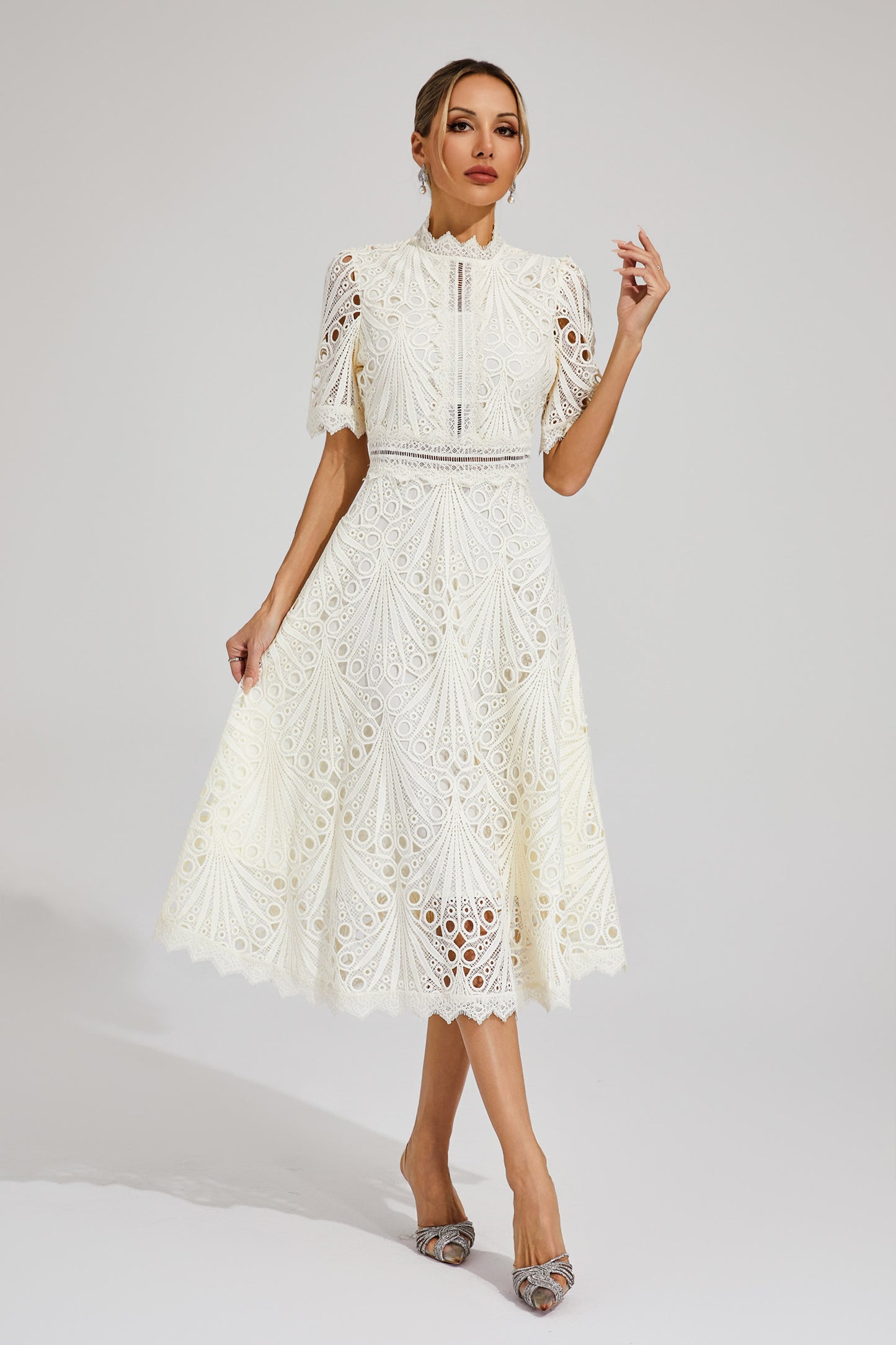 A Vintage Style Dress with Delicate Timeless Details