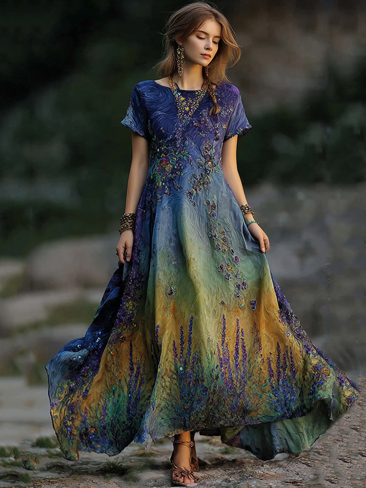 A Vintage Style Dress with Delicate Timeless Details