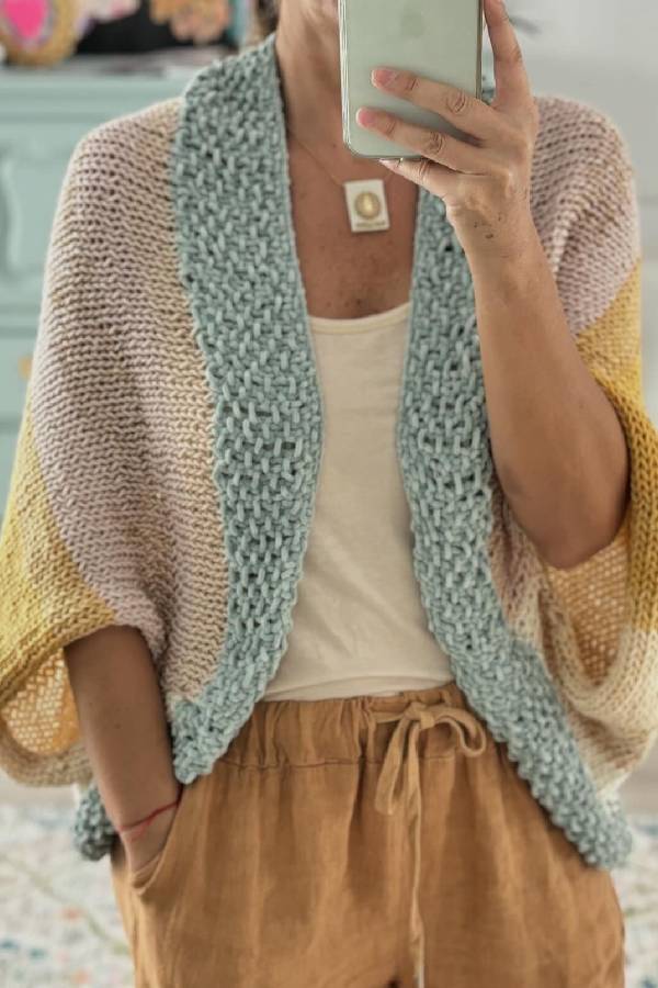 Vintage Inspired Cardigan with a Contemporary Edge