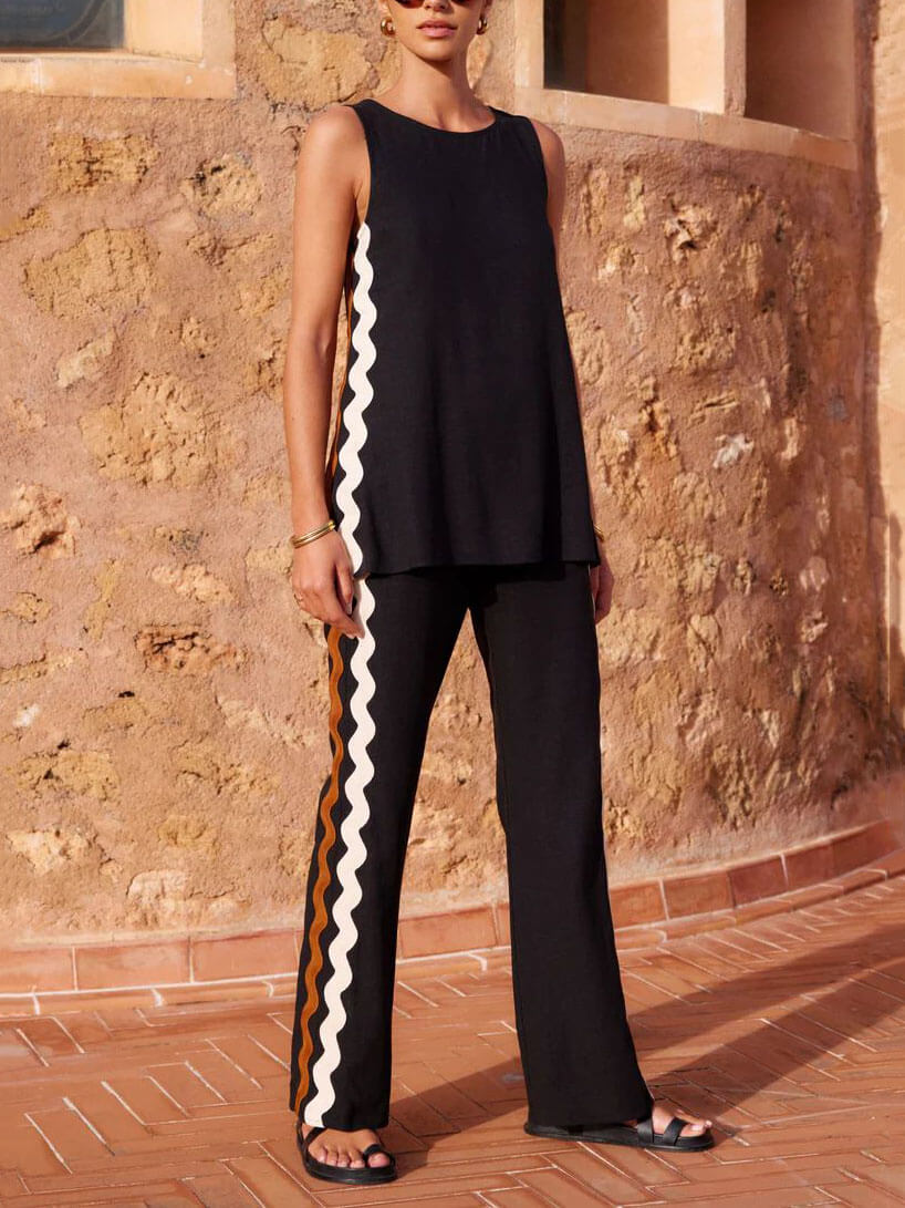 A Vintage Style Pants with Delicate Timeless Details