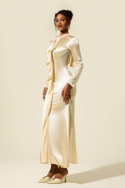 A Vintage Style Dress with Delicate Timeless Details