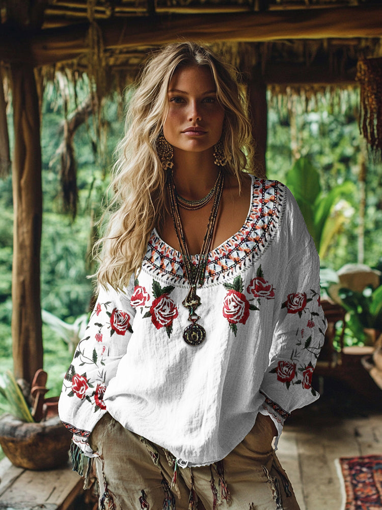 Gracefully Styled Blouse for Any Occasion