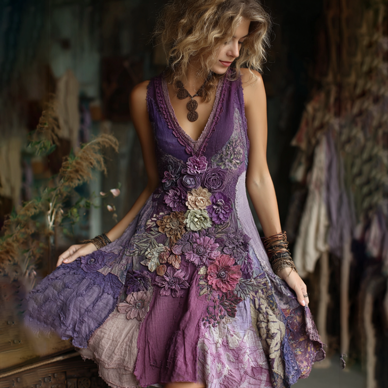 A Vintage Style Dress with Delicate Timeless Details