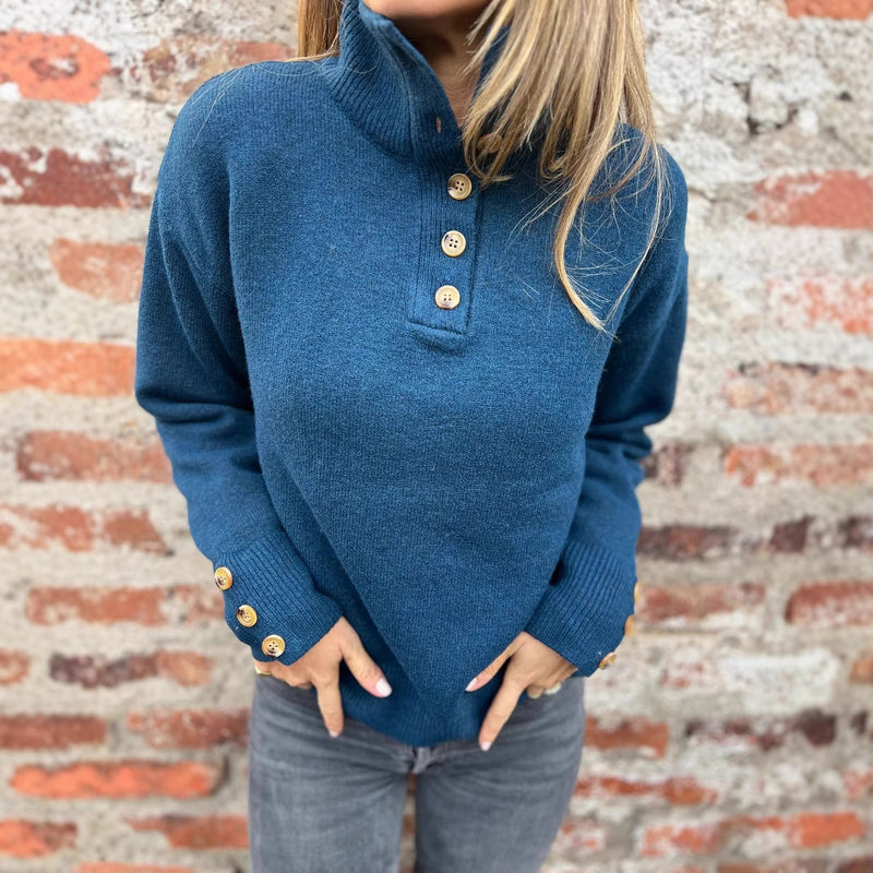 A Vintage Style Sweater with Delicate Timeless Details