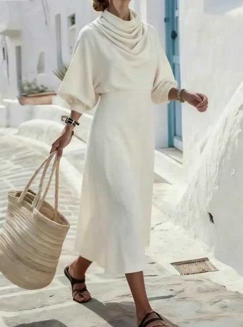Classic Vintage Dress with a Flattering Fit