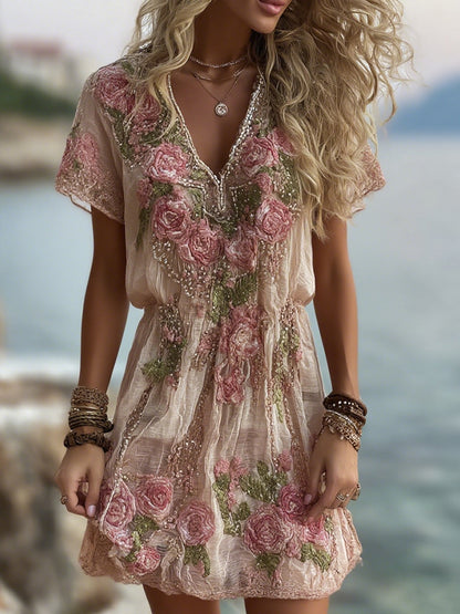 A Vintage Style Dress with Delicate Timeless Details