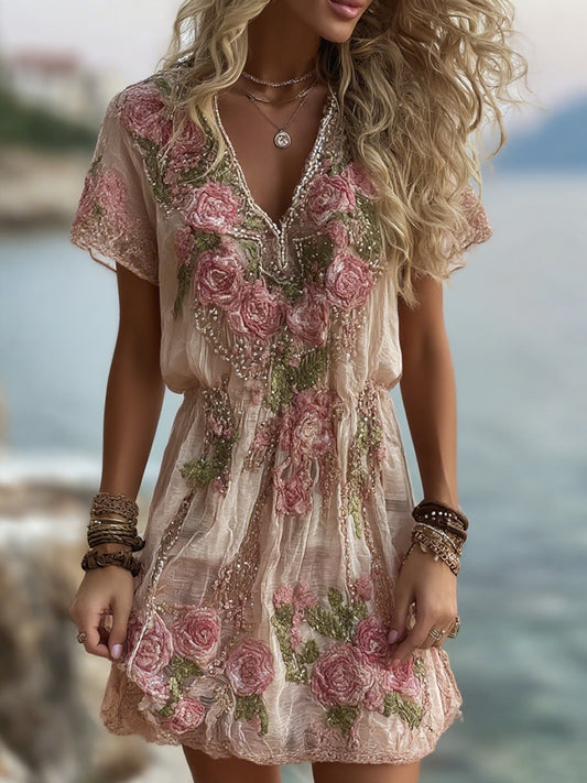 A Vintage Style Dress with Delicate Timeless Details