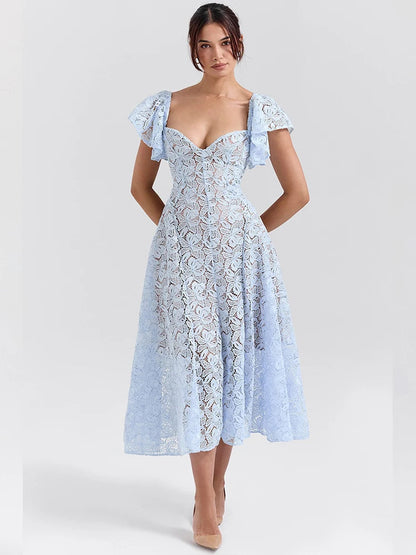 A Vintage Style Dress with Delicate Timeless Details