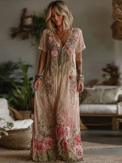 Classic Vintage Dress with a Flattering Fit
