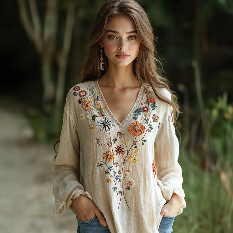 Gracefully Styled Blouse for Any Occasion