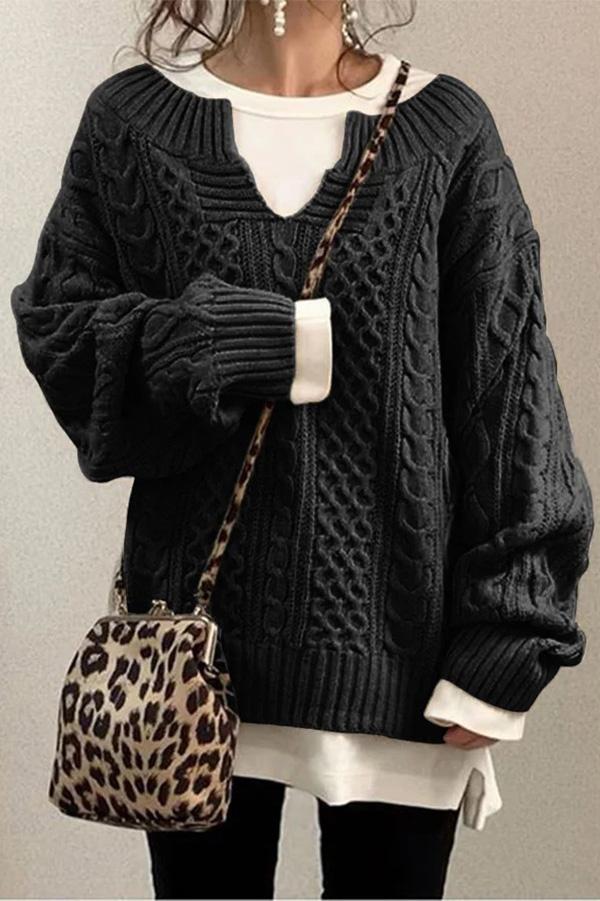 A Vintage Style Sweater with Delicate Timeless Details