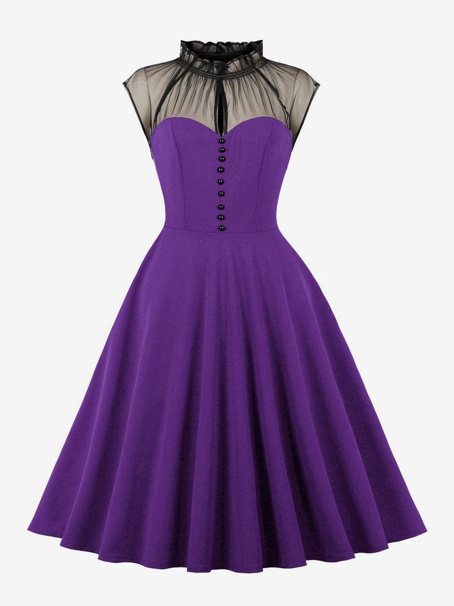 Classic Vintage Dress with a Flattering Fit