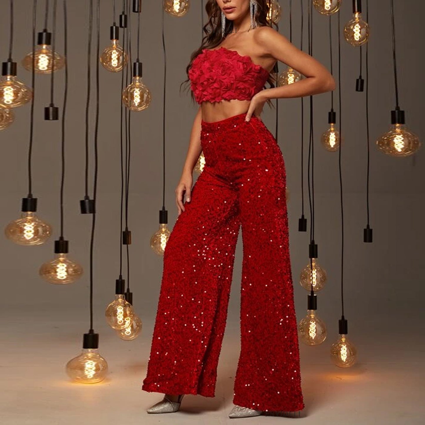 A Vintage Style Pants with Delicate Timeless Details
