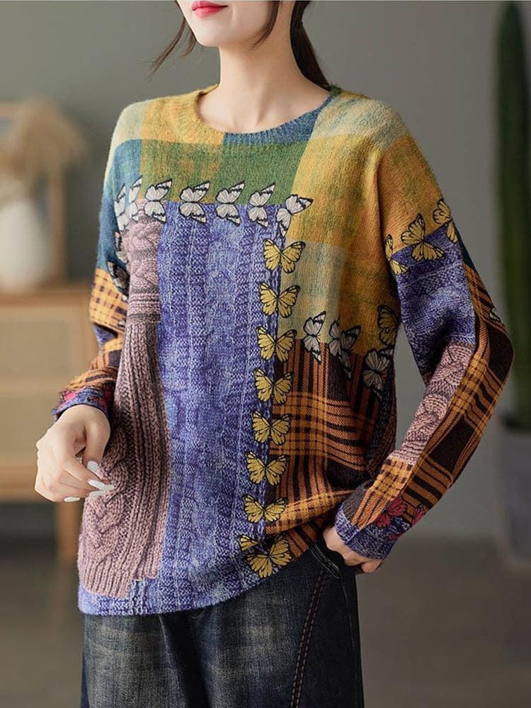 A Vintage Style Sweater with Delicate Timeless Details