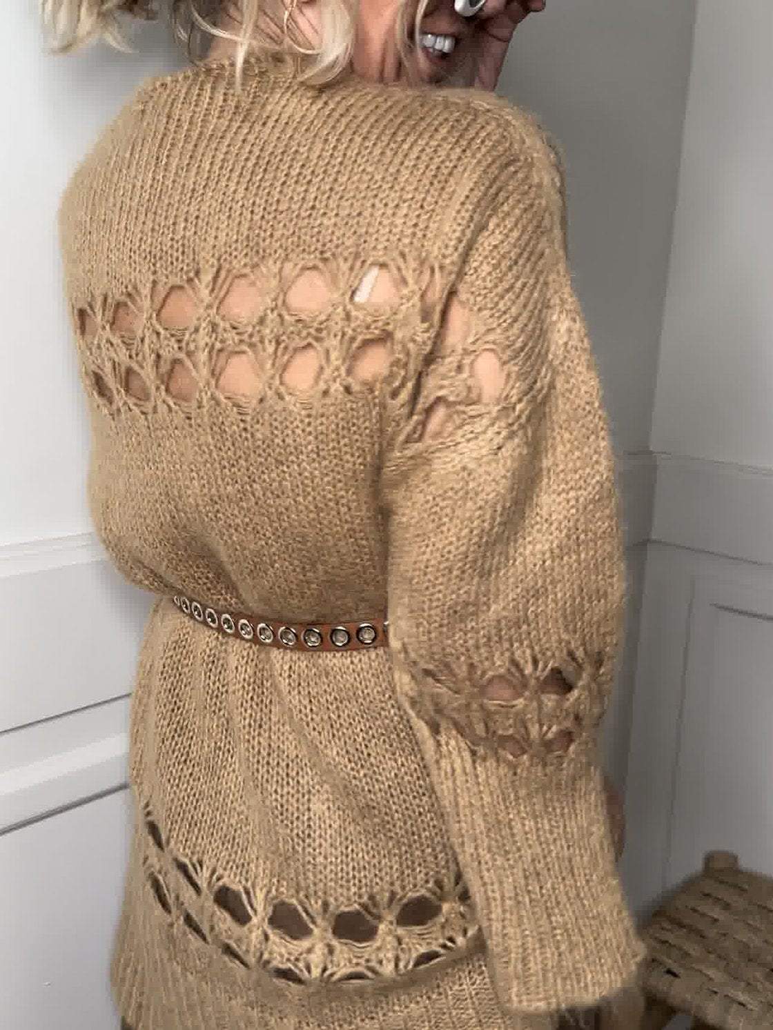 Vintage Inspired Cardigan with a Contemporary Edge