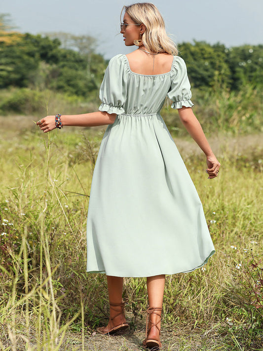 A Vintage Style Dress with Delicate Timeless Details